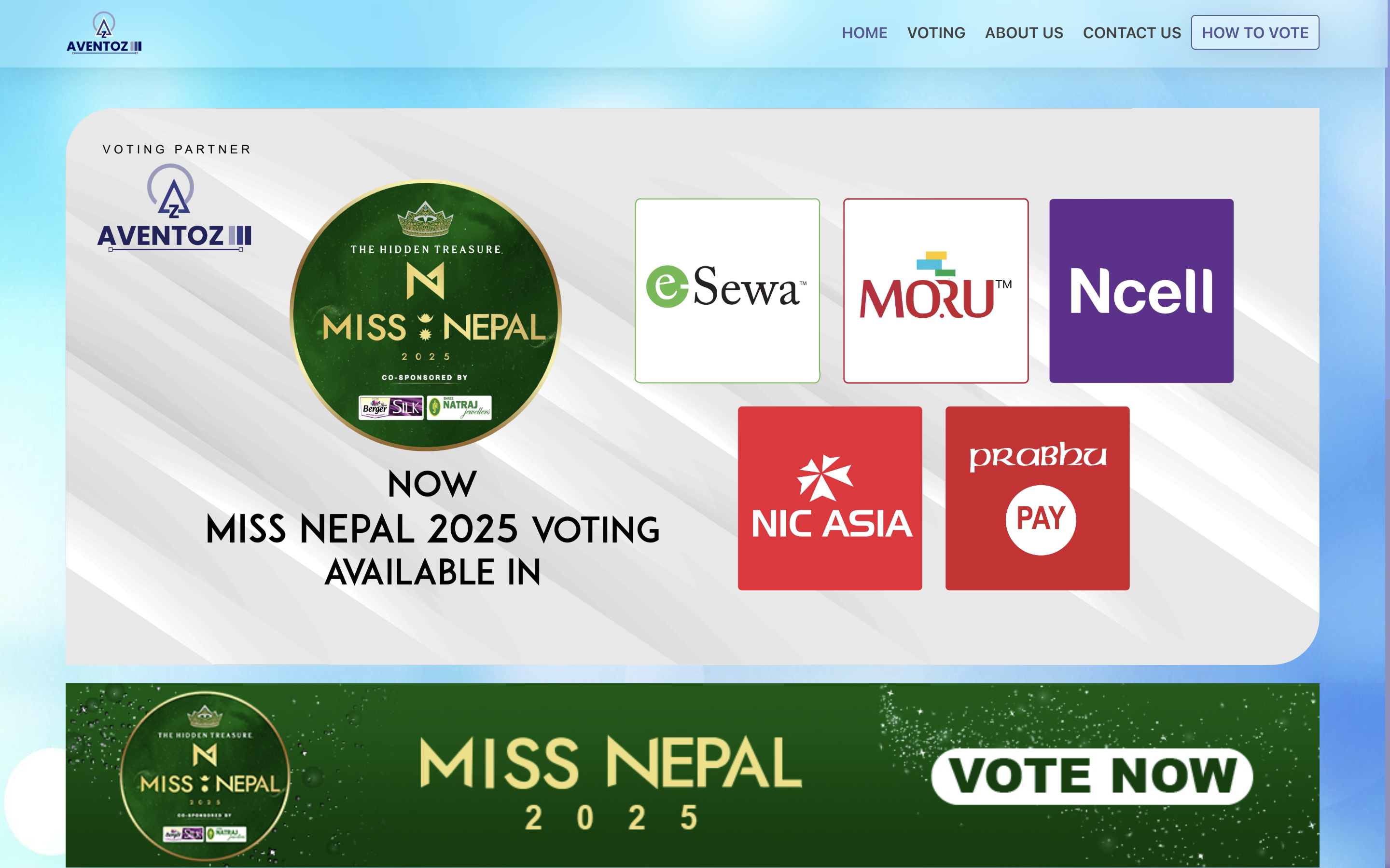 Aventoz Online Voting Platform
